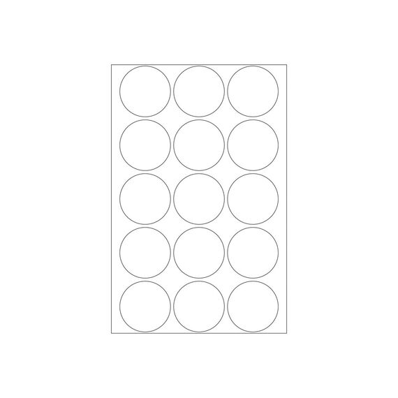 HERMA Permanent adhesive white 32 mm round 480 label(s) 2270