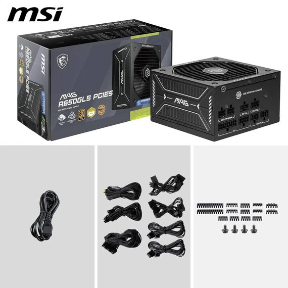 MSI MAG A650GLS PCIE5 650W ATX 3.1