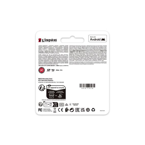 Kingston Canvas Go! Plus Flash memory card 128 GB | SDCG4/128GBSP