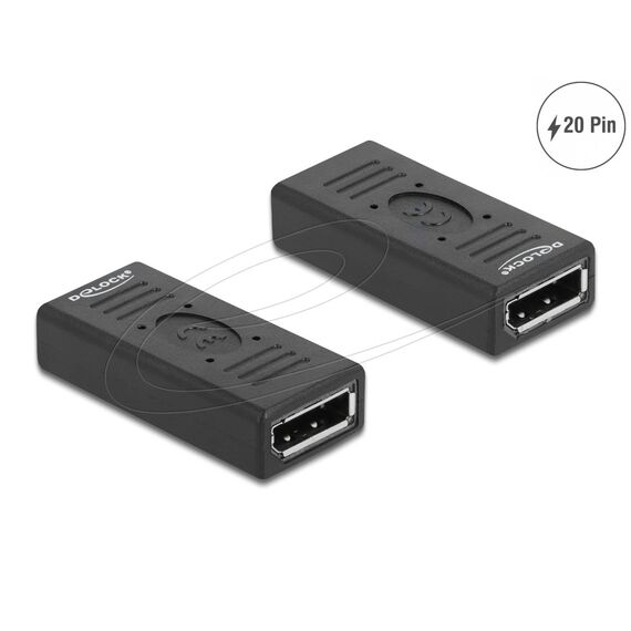 Delock DisplayPort adapter DisplayPort (F) to DisplayPort 66643