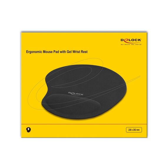 Delock Mouse pad with wrist pillow 12040