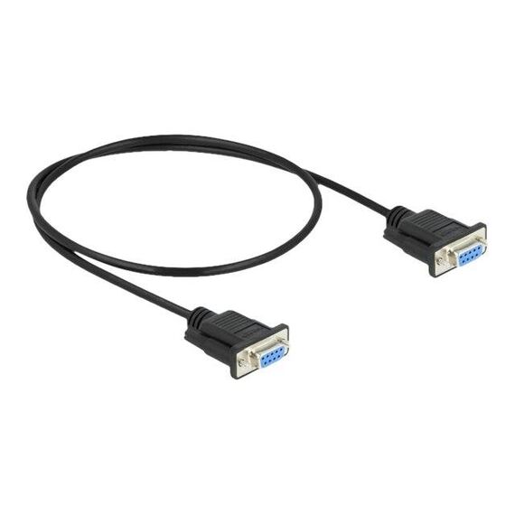 Delock Null modem cable DB9 (F) to DB9 (F) 50 cm 87308