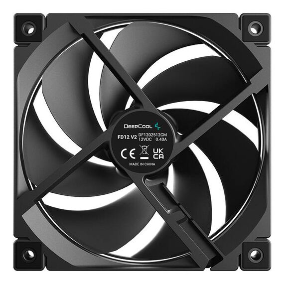 DeepCool FD12 V2 Fan 12 cm 2500 RPM / 4.15 mm | R-FD12V2-BKNPN3-G