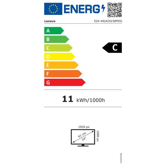 Lenovo ThinkVision E24-40 23.8" IPS Full HD 100Hz