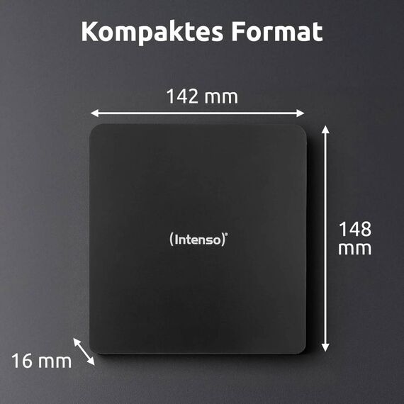 Intenso EOD 400D Slim External DVD Writer Black