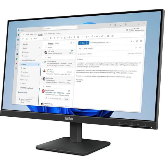 Lenovo ThinkVision S24-4e 23.8" FHD IPS 100Hz Monitor
