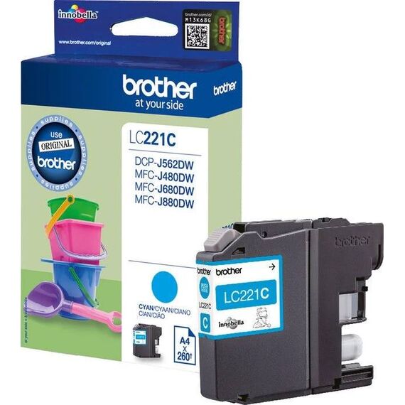 Brother LC221C Cyan Ink Cartridge