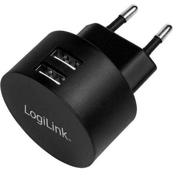 LogiLink 2Port USB Wall Charger Power adapter 10.5 Watt PA0218