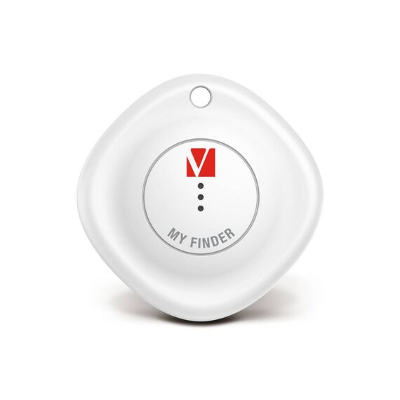 Verbatim My Finder MYF-02 Bluetooth Item Finder 2-Pack Black White