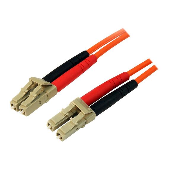 StarTech 3m OM2 LC-LC Duplex Fiber Cable LSZH Orange