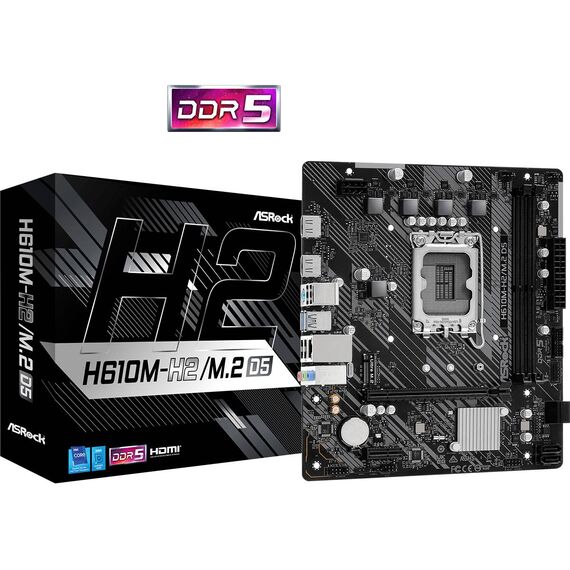 ASRock H610MH2M.2 D5 Motherboard micro ATX 90MXBML0A0UAYZ