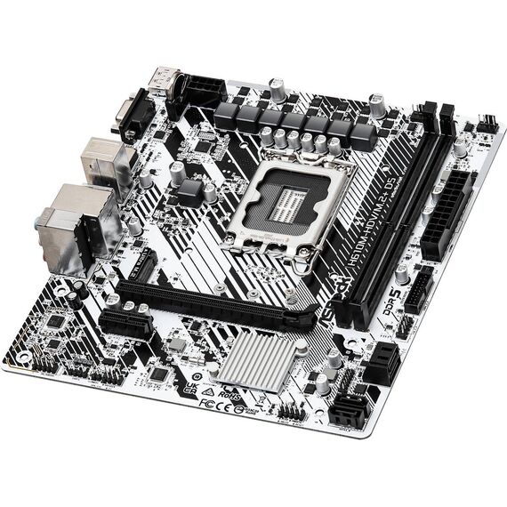 ASRock H610MHDVM.2+ D5 Motherboard micro ATX 90MXBM50A0UAYZ