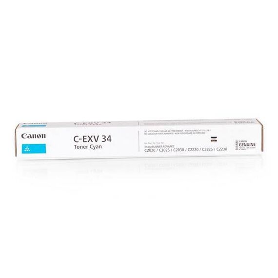 Canon C-EXV 34 Cyan Original Toner Cartridge