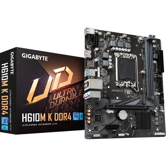 Gigabyte H610M K DDR4 1.0 motherboard micro ATX H610M K DDR4