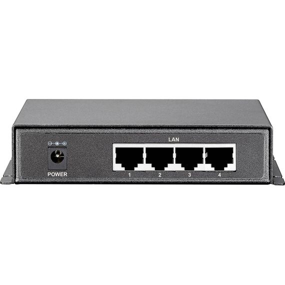 LevelOne GEP-0521 4-Port Gigabit Unmanaged PoE+ Switch