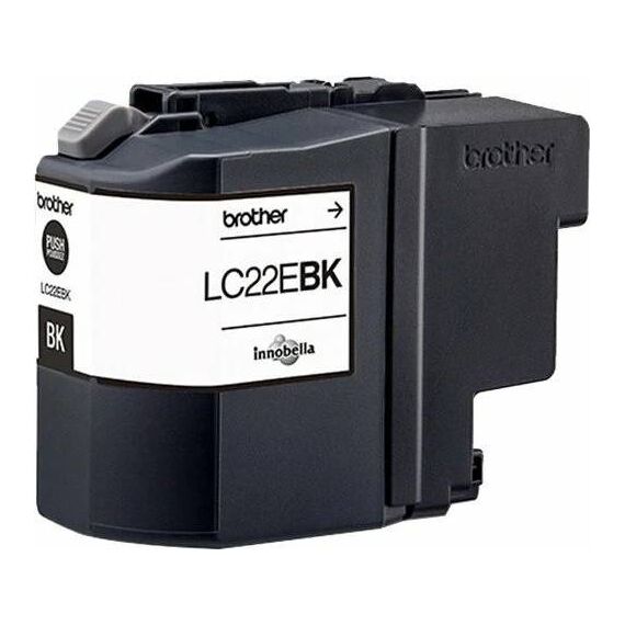 Brother LC22EBK Super High Yield black original ink LC22EBK