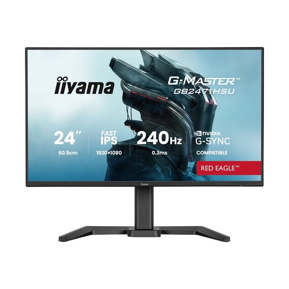 iiyama G-MASTER Red Eagle GB2471HSU-B1 LED monitor gaming 24" / 1