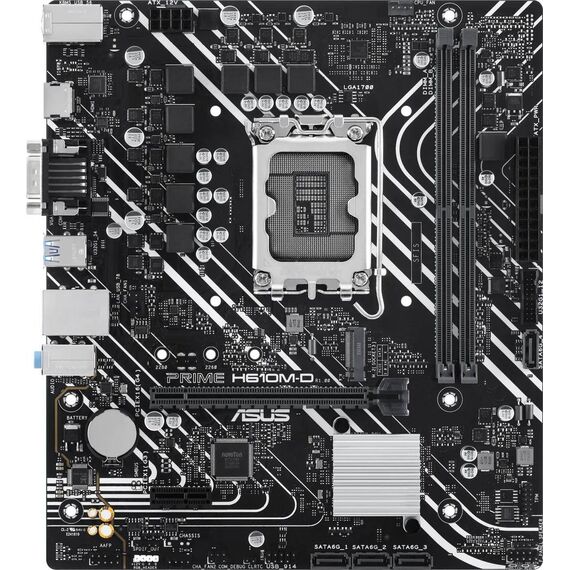 ASUS PRIME H610M-D Intel H610 LGA1700 DDR5 Micro ATX Motherboard