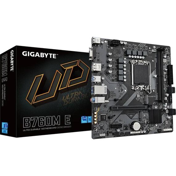 GIGABYTE B760M E Intel B760 DDR5 Micro ATX Motherboard