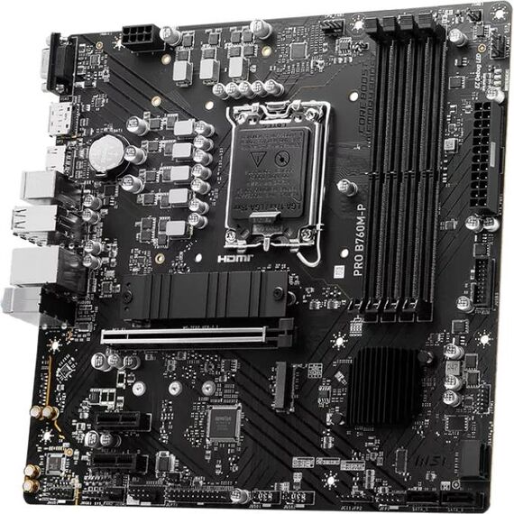 MSI PRO B760M-P Intel B760 DDR5 Micro ATX Motherboard