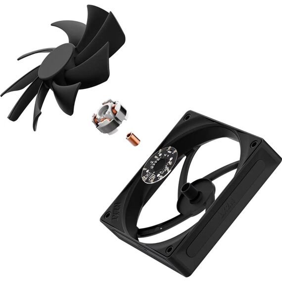 NZXT F120Q 120mm Quiet Airflow PWM Case Fan Black