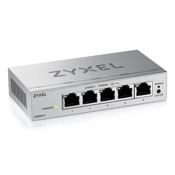 Zyxel GS1200-5V3 5-Port Gigabit Web Managed Switch