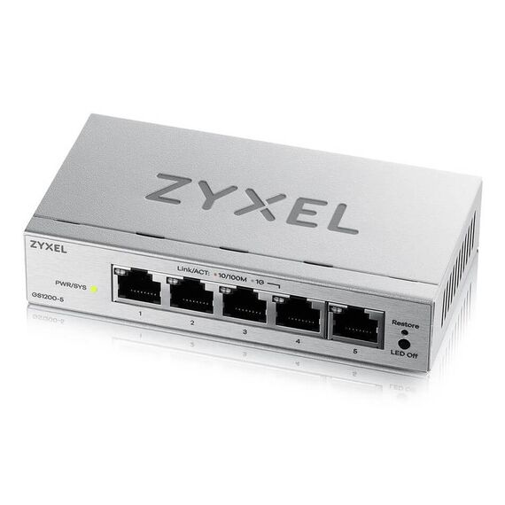 Zyxel GS1200-5V3 5-Port Gigabit Web Managed Switch