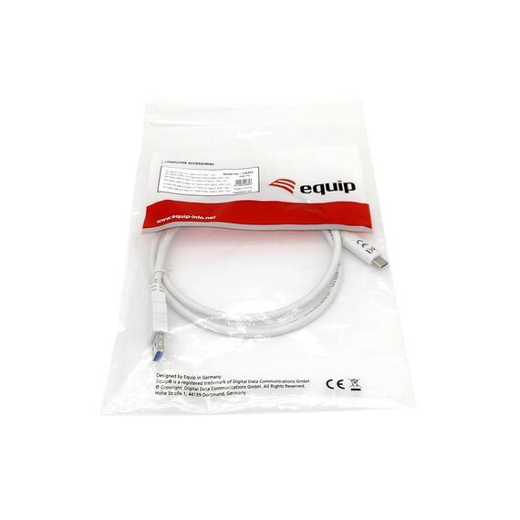 Equip 128366 USB 3.2 Gen 1 A-to-C Cable 0.5m White