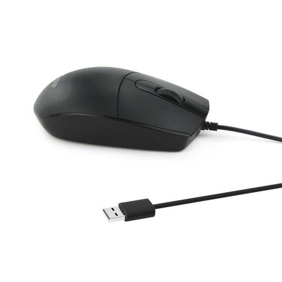 Equip Silent Wired USB Mouse 1200 DPI Black