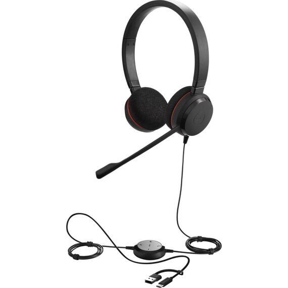 Jabra Evolve 20 UC Stereo 4999-829-269 | USB-C/A  Unified Communications