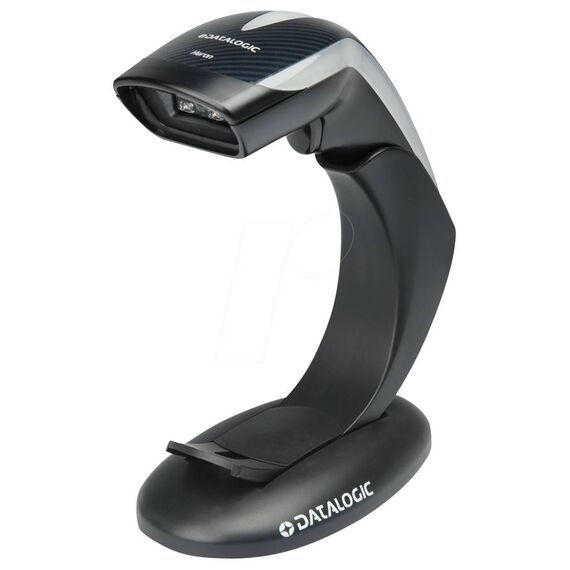 Datalogic Heron HD3430 – 2D Barcode Scanner, USB Kit + Stand, Black
