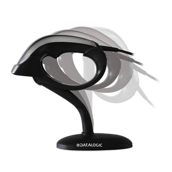 Datalogic Heron HD3430 – 2D Barcode Scanner, USB Kit + Stand, Black