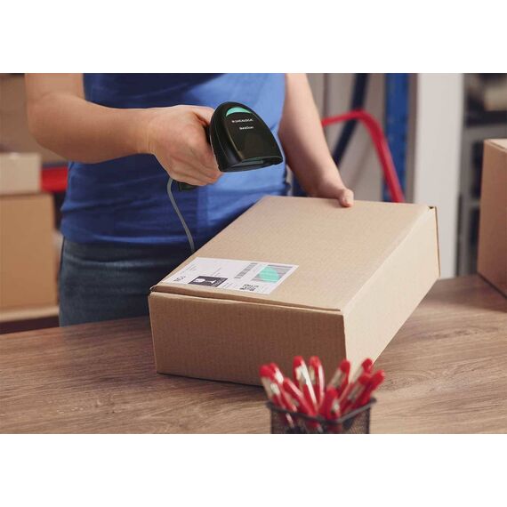 Datalogic QuickScan I QD2220 USB Kit 1D Barcode Scanner Black