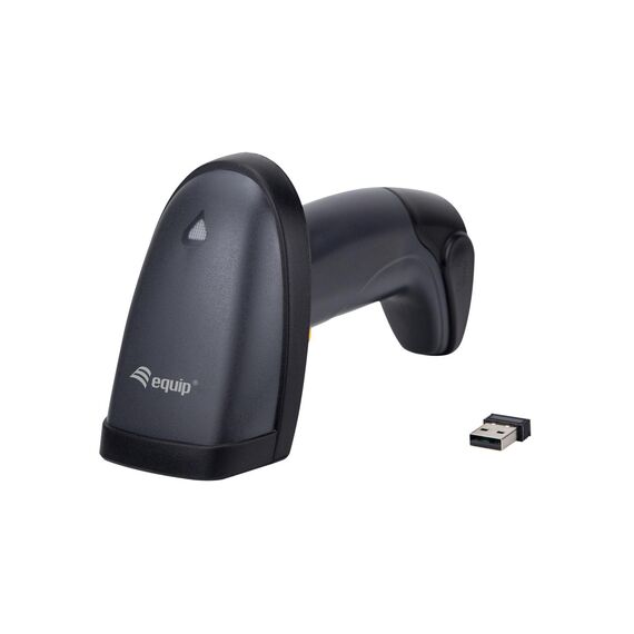 Equip 351029 Wireless 2D Dual Mode Barcode Scanner with Stand Black