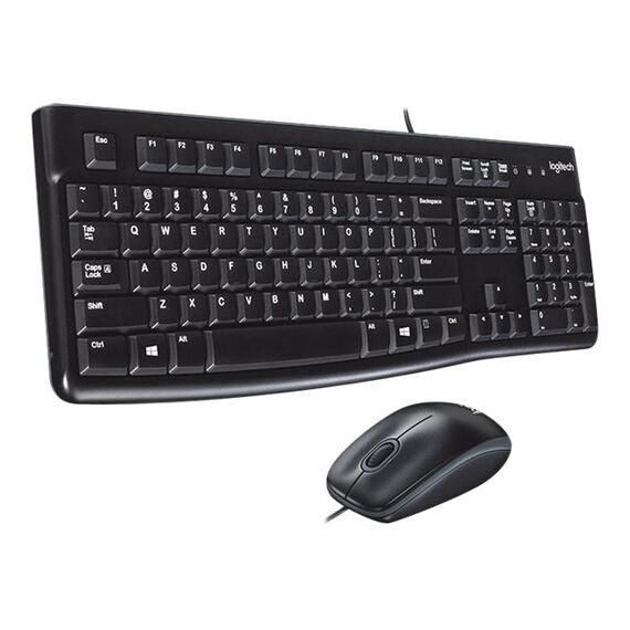 Logitech Desktop MK120 Keyboard and Mouse Set | USB | US International
