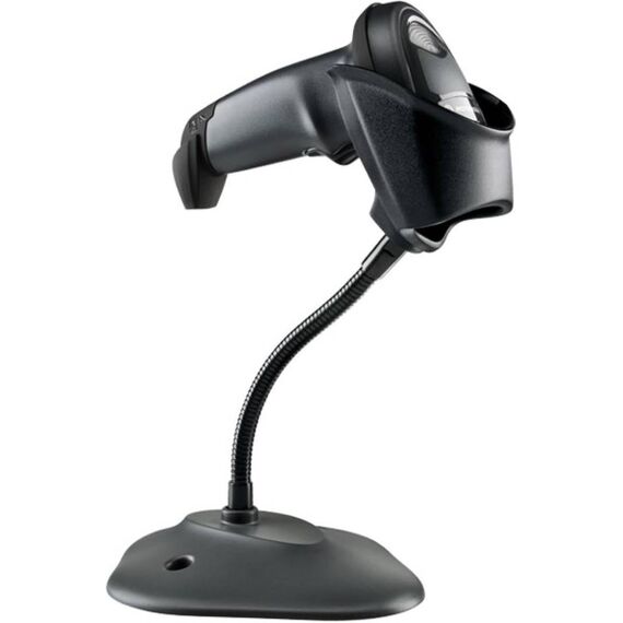 Zebra LI2208-SR7U2100SGW 1D Linear Imager USB Kit with Stand Black