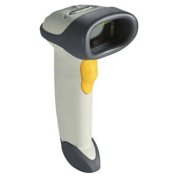 Zebra LS2208-SR20001R-UR USB 1D Laser Barcode Scanner Kit White