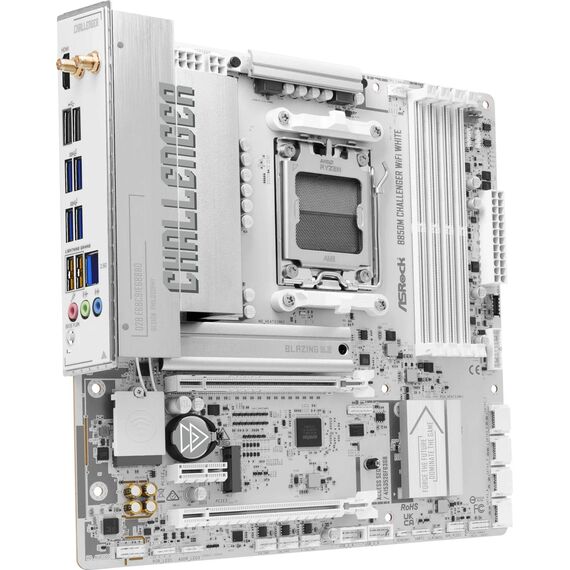 ASRock B850M Challenger WiFi White AM5 Motherboard