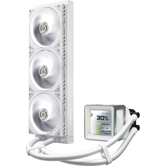 ASRock Steel Legend 360 LCD AIO Liquid CPU Cooler