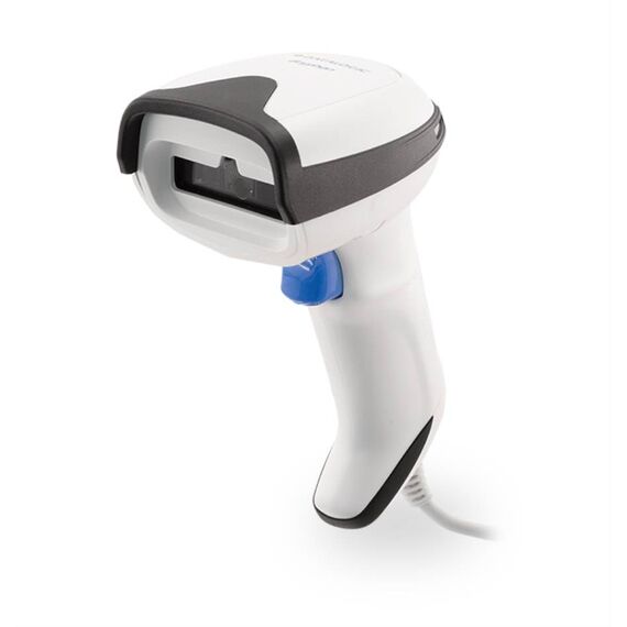 Datalogic Gryphon GM4200 – 1D Cordless Barcode Scanner, 433MHz, USB Kit, White