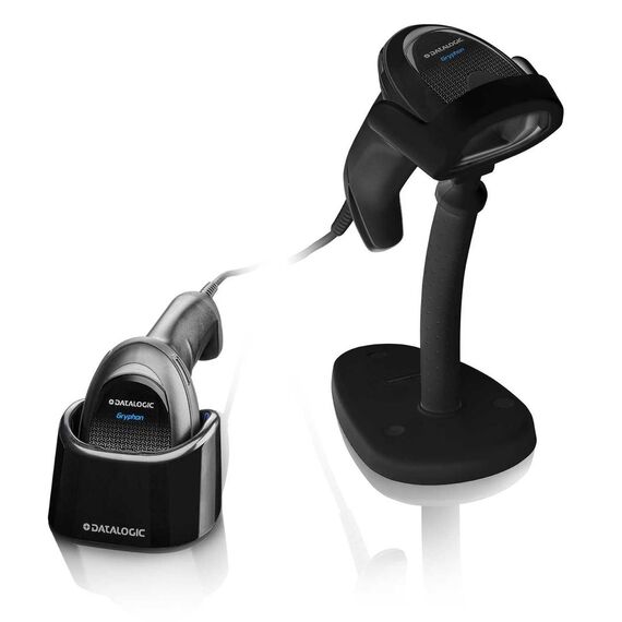 Datalogic Gryphon I GD4520 HD – 1D/2D USB Scanner Kit, Black
