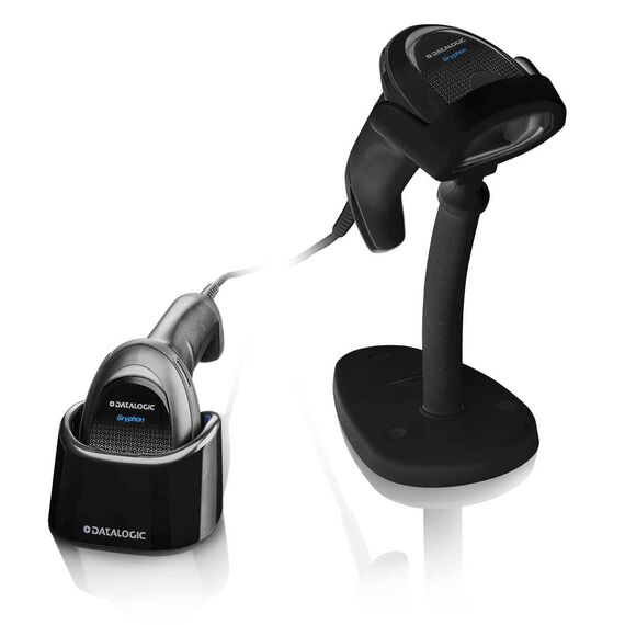 Datalogic Gryphon I GD4520 HD – 1D/2D USB Scanner Kit, Black