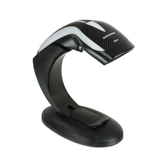 Datalogic Heron HD3130 – 1D CCD Scanner Kit, Autosense Stand, USB, Black