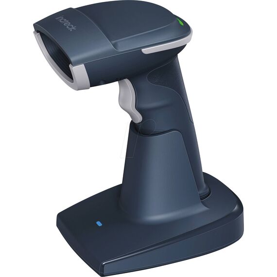 Inateck BCST-54 – 1D/2D Wireless Scanner, Bluetooth 5.0 + Smart Base, Blue