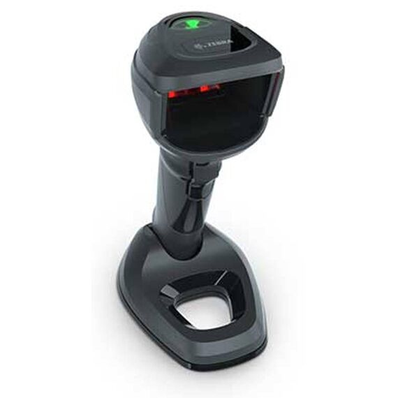 Zebra DS9908 – 2D Hybrid Barcode Scanner, Handheld + Hands-Free, 240 in/sec, Scanner Only, Black