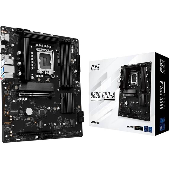 ASRock B860 Pro-A Intel B860 DDR5 Motherboard