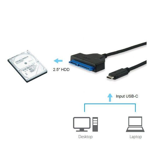 Equip 133456 USB-C to SATA Adapter 50cm