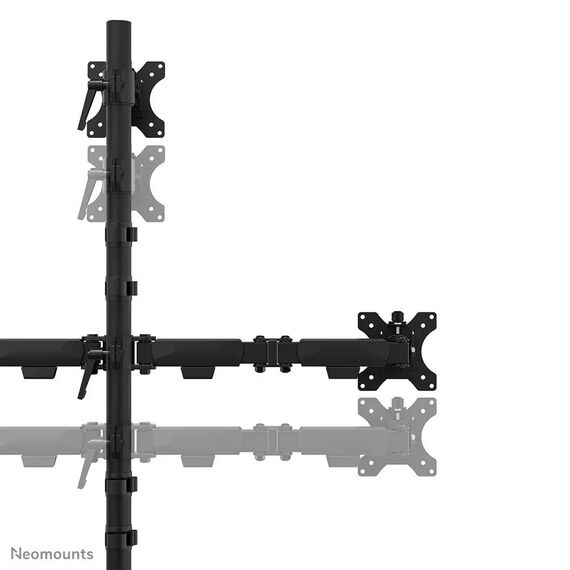 Neomounts DS60-600BL2 Dual Monitor Arm 10-32" – 8kg/screen