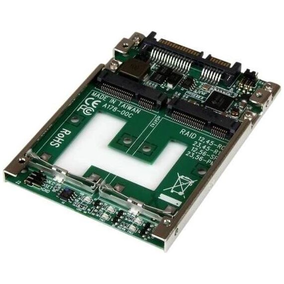 StarTech 25SAT22MSAT Dual mSATA RAID Adapter