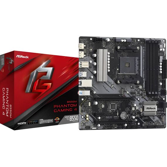 ASRock B550M Phantom Gaming 4 AM4 Motherboard